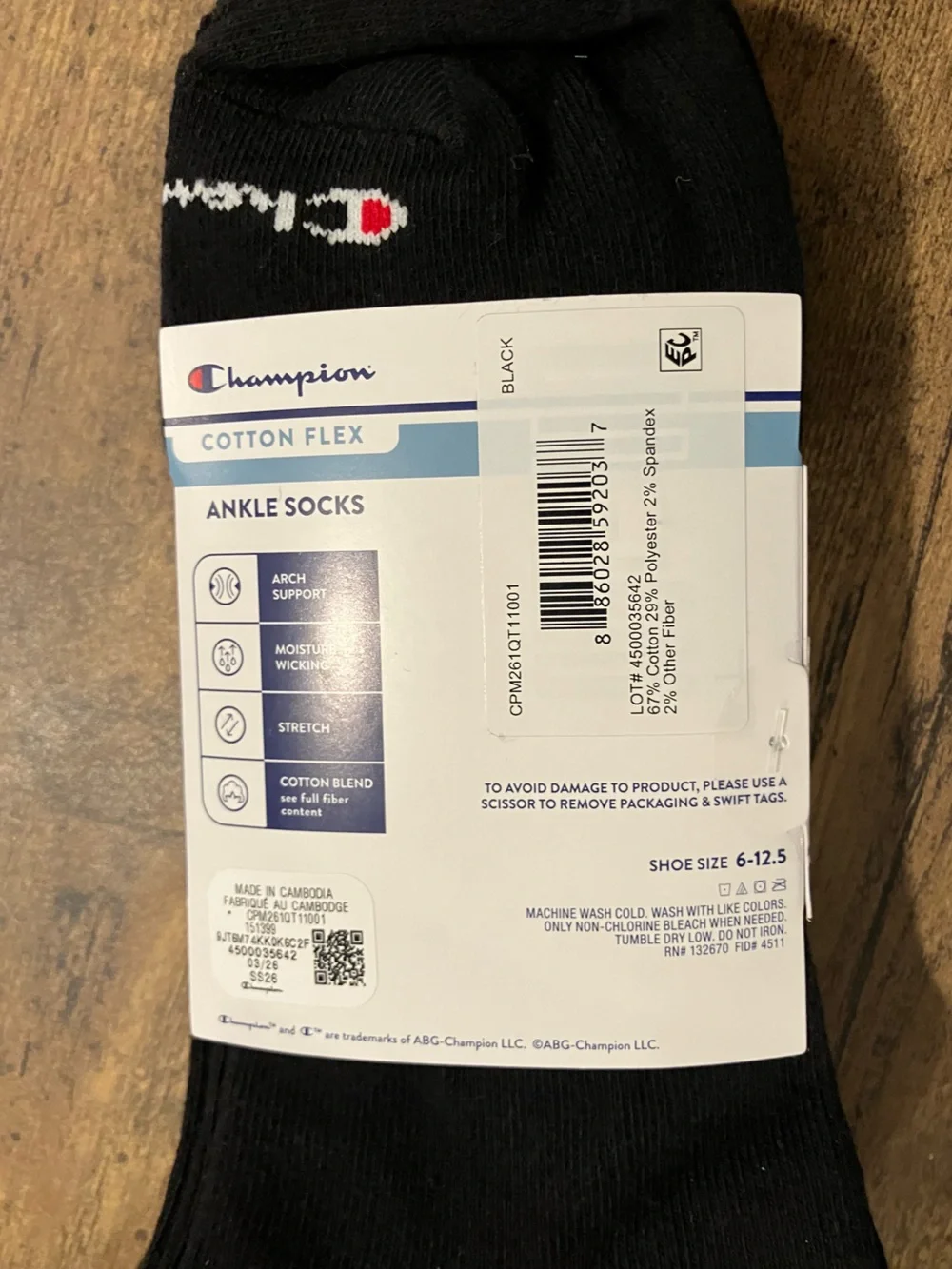 Champion ankle socks 6x